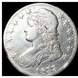 1833 Capped Bust Half Dollar SUPERB GEM BU