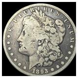 1893-CC Silver Morgan Dollar NICELY CIRCULATED