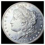 1879-S Silver Morgan Dollar CLOSELY UNCIRCULATED