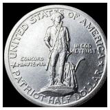 1925 Silver Lexington-Concord Sesquicentennial Hal