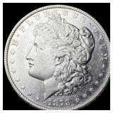 1878 Silver Morgan Dollar CLOSELY UNCIRCULATED