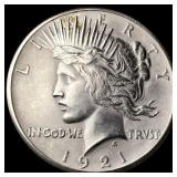 1921 Silver Peace Dollar UNCIRCULATED