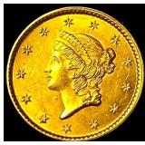 1853 Gold $1 Liberty Head UNCIRCULATED
