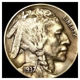 1937-D 3 Leg Buffalo Nickel