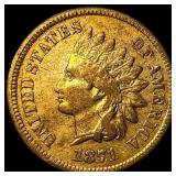 1871 Indian Head Cent NEARLY UNCIRCULATED