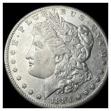 1884-S Silver Morgan Dollar NEARLY UNCIRCULATED