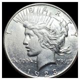 1923 Silver Peace Dollar CHOICE AU