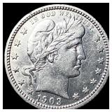 1903 Barber Silver Quarter CLOSELY UNCIRCULATED