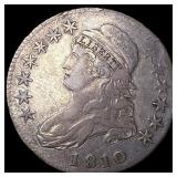 1810 Capped Bust Half Dollar NEARLY UNCIRCULATED