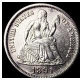 1891 Silver Dime UNCIRCULATED