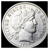 1910-D Silver Barber Dime UNCIRCULATED