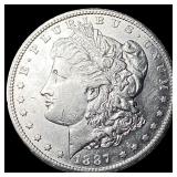 1887 Morgan Silver Dollar CHOICE AU