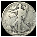 1921 Silver Half Dollar Walking Liberty NICELY CIR