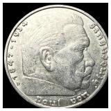 1935 Germany Silver 5 Mark