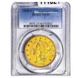 1868-S $20 Gold Double Eagle PCGS VF35