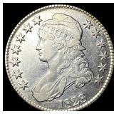 1828 Capped Bust Half Dollar NEARLY UNCIRCULATED