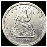 1856 Seated Liberty Quarter NEARLY UNCIRCULATED