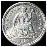 1856-O Silver Half Dime CLOSELY UNCIRCULATED