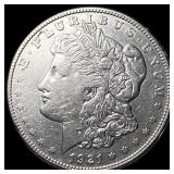 1921 Silver Morgan Dollar NEARLY UNCIRCULATED