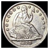 1838 Seated Liberty Half Dime CLOSELY UNCIRCULATED