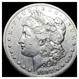 1892-CC Silver Morgan Dollar NEARLY UNCIRCULATED
