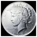 1927 Silver Peace Dollar CLOSELY UNCIRCULATED