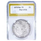 1878 Rev 79 Morgan Silver Dollar PGA VF35