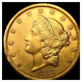 1867-S $20 Gold Double Eagle