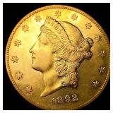1892-CC $20 Gold Double Eagle