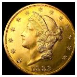 1882-CC $20 Gold Double Eagle