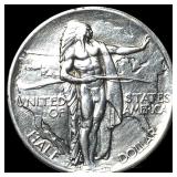 1926 Silver Oregon Trail Half Dollar CLOSELY UNCIR