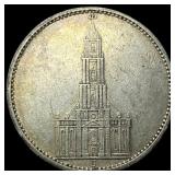 1934 Germany Silver 5 Reichsmark