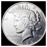 1922 Silver Peace Dollar UNCIRCULATED