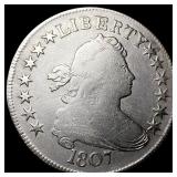 1807 Draped Bust Half Dollar LIGHTLY CIRCULATED