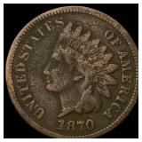 1870 Indian Head Cent LIGHTLY CIRCULATED