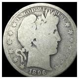 1896 Barber Half Dollar NICELY CIRCULATED