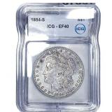 1884-S Morgan Silver Dollar ICG EF40