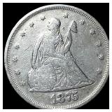 1875 Seated Liberty Twenty Cents ABOUT UNCIRCULATE