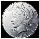 1928 Silver Peace Dollar CLOSELY UNCIRCULATED