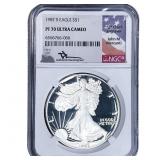 1987-S Silver Eagle NGC PF70 Ultra Cameo