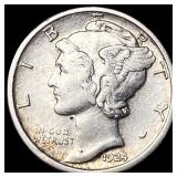 1924-S Silver Mercury Dime CLOSELY UNCIRCULATED