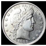 1895 Silver Barber Half Dollar CHOICE AU