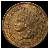 1873 Indian Head Cent CLOSELY UNCIRCULATED