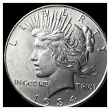 1934 Silver Peace Dollar UNCIRCULATED