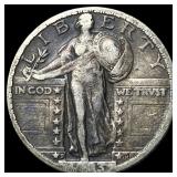 1927-S Silver Standing Liberty Quarter ABOUT UNCIR