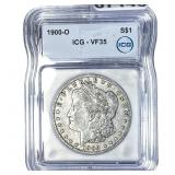 1900-O Morgan Silver Dollar ICG VF35