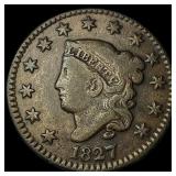 1827 Large Cent LIGHTLY CIRCULATED