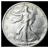 1933-S Silver Walking Liberty Half Dollar NEARLY U