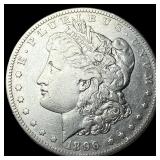 1896-S Silver Morgan Dollar NEARLY UNCIRCULATED