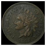 1867 Indian Head Cent NEARLY UNCIRCULATED